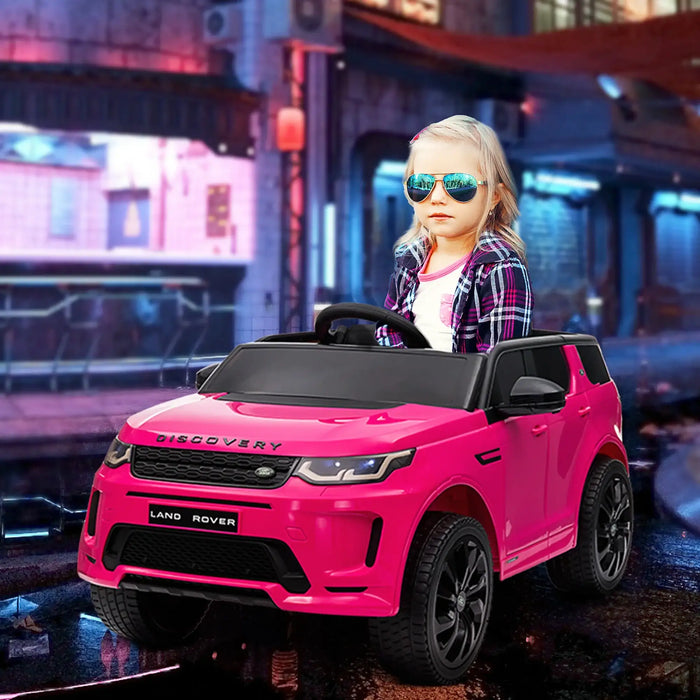 12V Licensed Land Rover Discovery Sport Kids Ride-On Car - Pink | Remote and Manual Control AIYAPLAY - Little and Giant Explorers AIYAPLAY