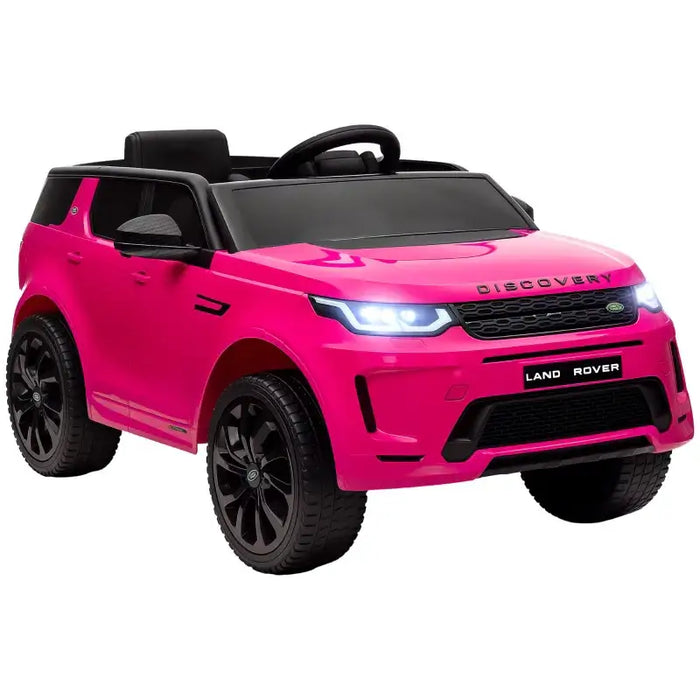 12V Licensed Land Rover Discovery Sport Kids Ride-On Car - Pink | Remote and Manual Control AIYAPLAY - Little and Giant Explorers AIYAPLAY