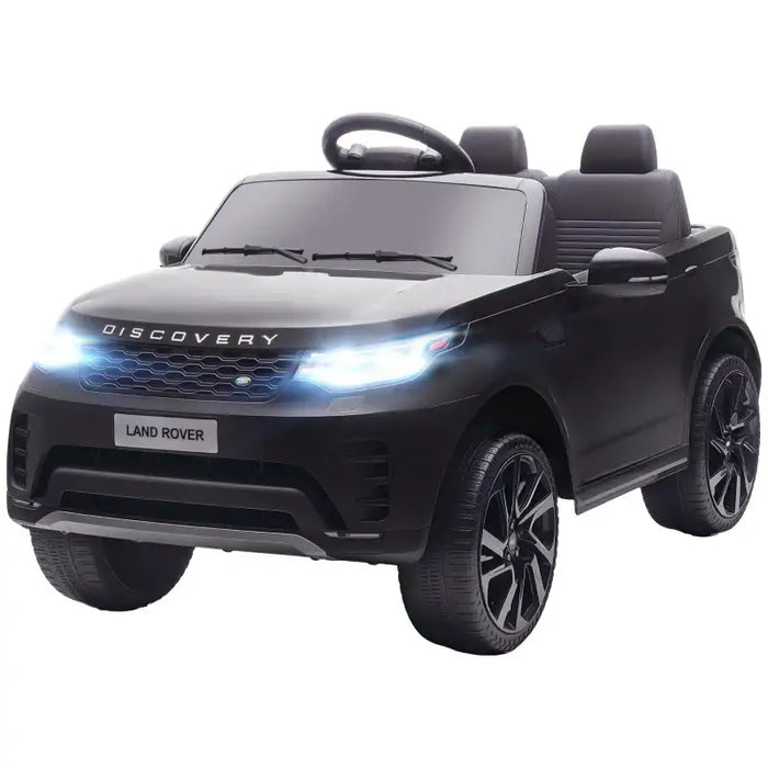 12V Licensed Land Rover Kids Electric Ride-On Car - Black | Remote Control and LED Lights AIYAPLAY - Little and Giant Explorers AIYAPLAY