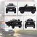 12V Licensed Land Rover Kids Electric Ride-On Car - Black | Remote Control and LED Lights AIYAPLAY - Little and Giant Explorers AIYAPLAY