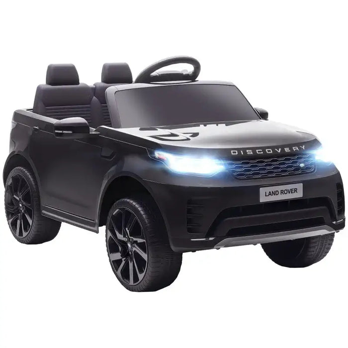 12V Licensed Land Rover Kids Electric Ride-On Car - Black | Remote Control and LED Lights AIYAPLAY - Little and Giant Explorers AIYAPLAY