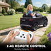 12V Licensed Land Rover Kids Electric Ride-On Car - Black | Remote Control and LED Lights AIYAPLAY - Little and Giant Explorers AIYAPLAY