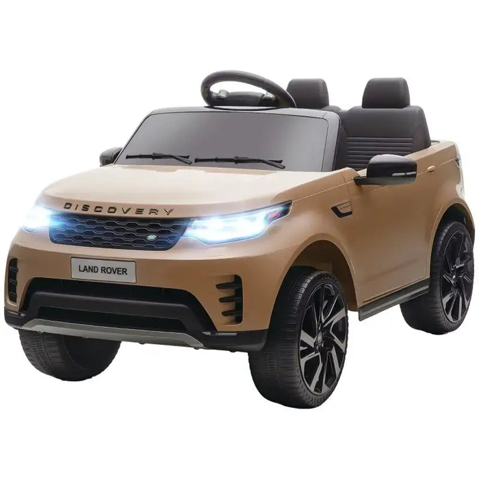 12V Licensed Land Rover Kids Electric Ride-On Car - Khaki | Remote Control and LED Lights AIYAPLAY - Little and Giant Explorers AIYAPLAY