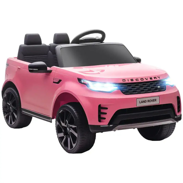 12V Licensed Land Rover Kids Electric Ride-On Car - Pink | Remote Control and LED Lights AIYAPLAY - Little and Giant Explorers AIYAPLAY