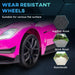 12V Licensed Maserati GT2 Kids Electric Ride-On Car - Pink | Shock-Absorbing Wheels and Music AIYAPLAY - Little and Giant Explorers AIYAPLAY