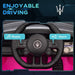 12V Licensed Maserati GT2 Kids Electric Ride-On Car - Pink | Shock-Absorbing Wheels and Music AIYAPLAY - Little and Giant Explorers AIYAPLAY