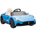 Kids Licensed Maserati MC20 with Spring Suspension in Blue 12V - Little and Giant Explorers AIYAPLAY