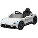 Kids Licensed Maserati MC20 with Spring Suspension in White 12V - Little and Giant Explorers AIYAPLAY