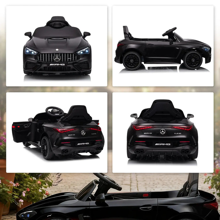 12V Licensed Mercedes-AMG Kids Electric Ride-On Car – Black | Parental Remote Control AIYAPLAY - Little and Giant Explorers AIYAPLAY
