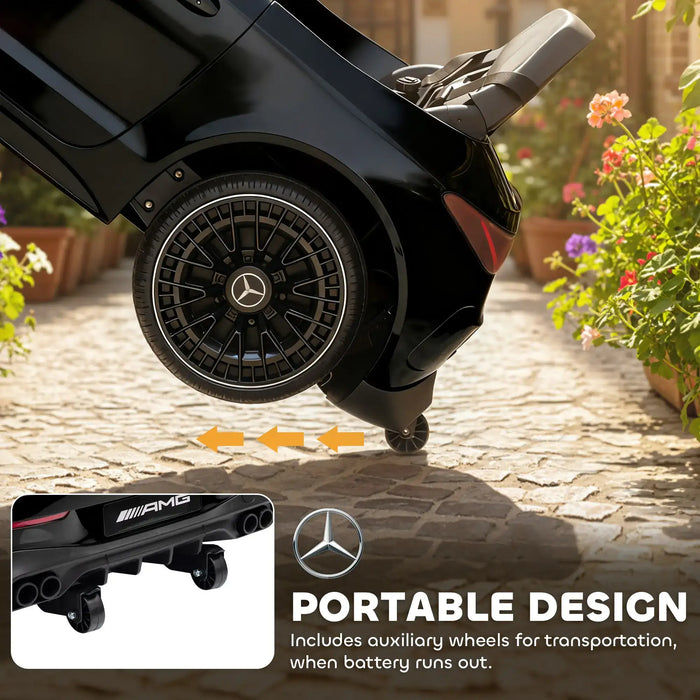 12V Licensed Mercedes-AMG Kids Electric Ride-On Car – Black | Parental Remote Control AIYAPLAY - Little and Giant Explorers AIYAPLAY