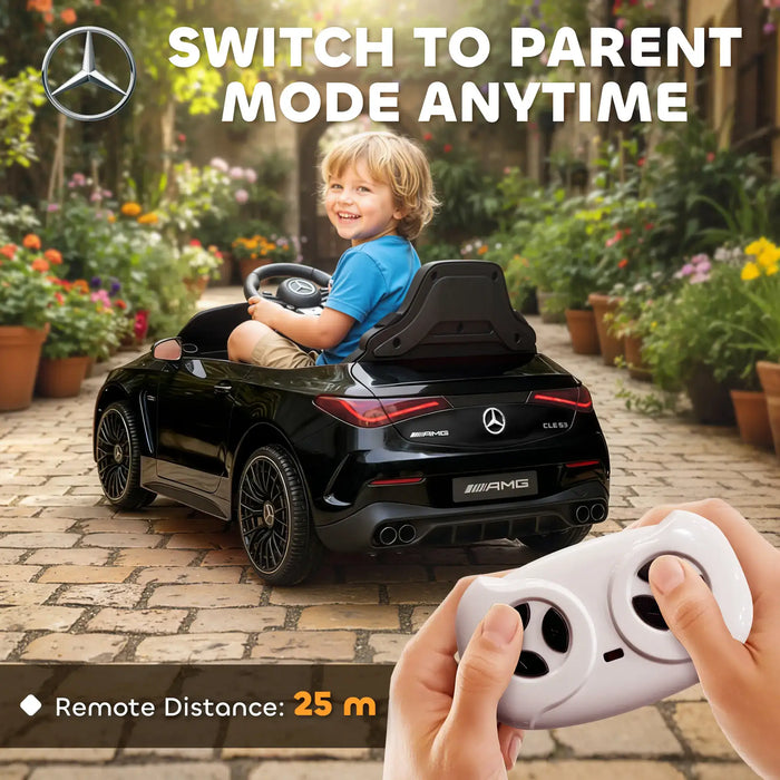 12V Licensed Mercedes-AMG Kids Electric Ride-On Car – Black | Parental Remote Control AIYAPLAY - Little and Giant Explorers AIYAPLAY