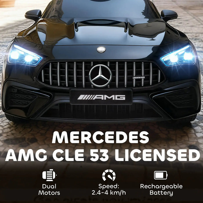 12V Licensed Mercedes-AMG Kids Electric Ride-On Car – Black | Parental Remote Control AIYAPLAY - Little and Giant Explorers AIYAPLAY