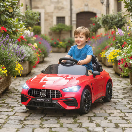 12V Licensed Mercedes-AMG Kids Electric Ride-On Car – Red | Parental Remote Control AIYAPLAY - Little and Giant Explorers AIYAPLAY