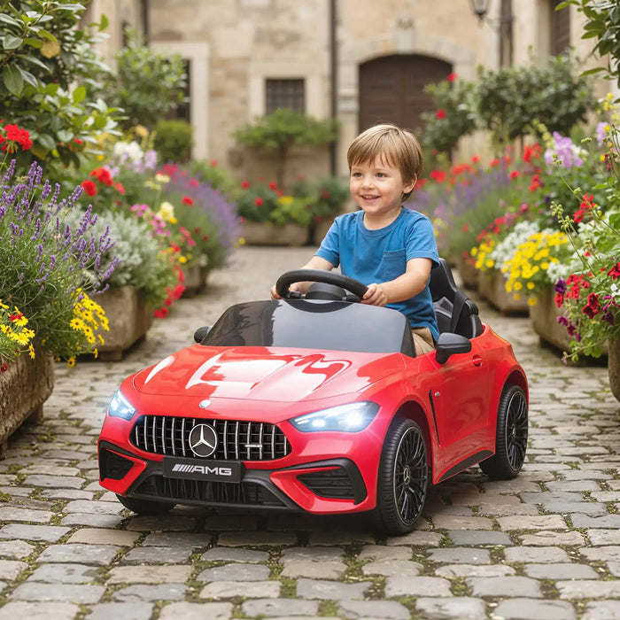 12V Licensed Mercedes-AMG Kids Electric Ride-On Car – Red | Parental Remote Control AIYAPLAY - Little and Giant Explorers AIYAPLAY