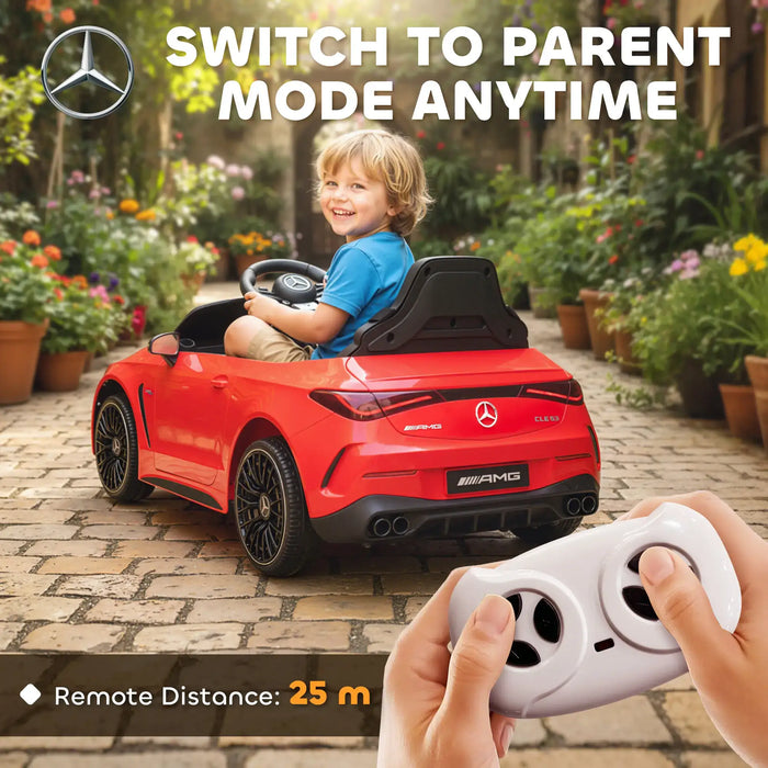 12V Licensed Mercedes-AMG Kids Electric Ride-On Car – Red | Parental Remote Control AIYAPLAY - Little and Giant Explorers AIYAPLAY