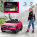 12V Licensed Mercedes-Benz GLC Coupe Kids Ride-On Car - Pink | LED Lights and Music AIYAPLAY - Little and Giant Explorers AIYAPLAY
