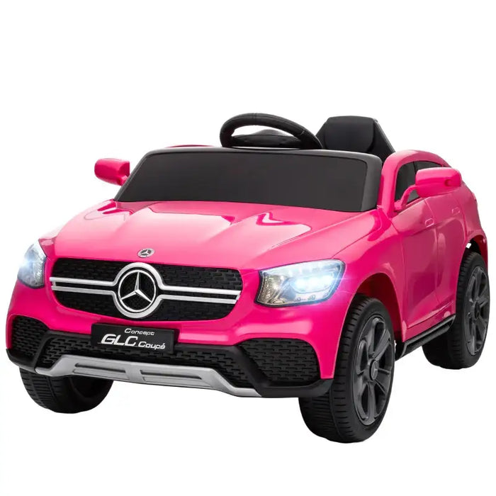 12V Licensed Mercedes-Benz GLC Coupe Kids Ride-On Car - Pink | LED Lights and Music AIYAPLAY - Little and Giant Explorers AIYAPLAY