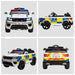 Kids Electric Police Car with Remote, Siren, Flashing Lights and USB Bluetooth 12V - Little and Giant Explorers HOMCOM