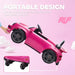 12V Licensed RUF CTR 2017 Kids Ride-On Car - Pink | Dual Motors and Remote Control AIYAPLAY - Little and Giant Explorers AIYAPLAY