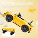 12V Licensed RUF CTR 2017 Kids Ride-On Car - Yellow | Dual Motors and Remote Control AIYAPLAY - Little and Giant Explorers AIYAPLAY