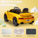 12V Licensed RUF CTR 2017 Kids Ride-On Car - Yellow | Dual Motors and Remote Control AIYAPLAY - Little and Giant Explorers AIYAPLAY
