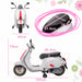 12V Licensed Vespa Kids Electric Motorbike – White | FM Radio and Training Wheels AIYAPLAY - Little and Giant Explorers