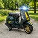 12V Licensed Vespa Kids Electric Ride-On Motorbike – Green | FM Radio AIYAPLAY - Little and Giant Explorers AIYAPLAY
