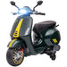 12V Licensed Vespa Kids Electric Ride-On Motorbike – Green | FM Radio AIYAPLAY - Little and Giant Explorers AIYAPLAY