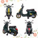 12V Licensed Vespa Kids Electric Ride-On Motorbike – Green | FM Radio AIYAPLAY - Little and Giant Explorers AIYAPLAY
