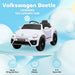 Kids Licensed Volkswagen Beetle with Soft Start in White 12V - Little and Giant Explorers AIYAPLAY