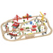 133-Piece Wooden Train Set | Battery-Powered Toy Train with Working Crane AIYAPLAY - Little and Giant Explorers