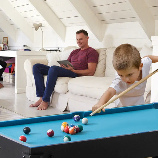 14-in-1 Multi-Game Table | Foosball, Basketball, Billiards, Table Tennis and More COSTWAY - Little and Giant Explorers Costway