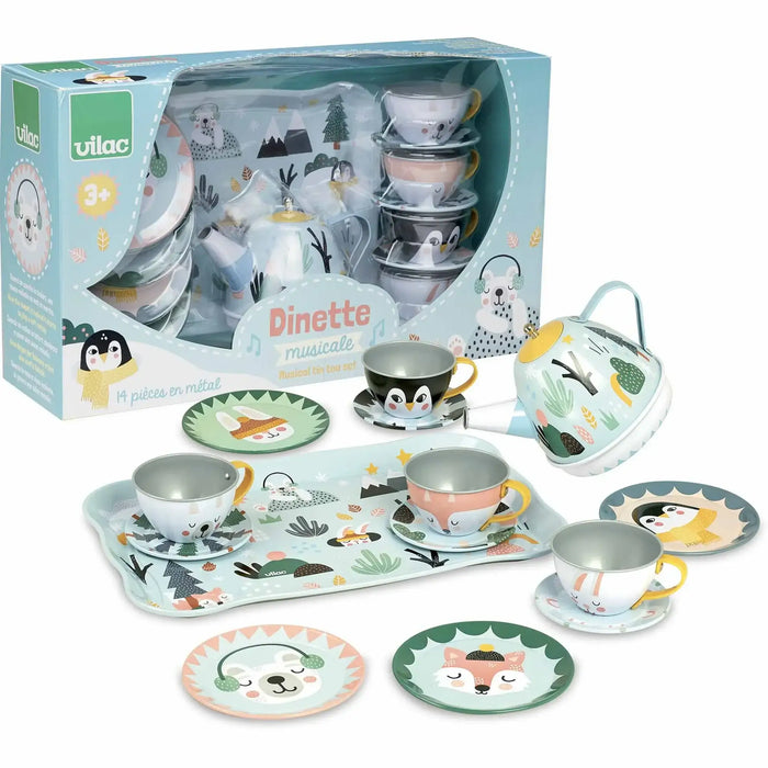 Kids Musical Tea Set - Little and Giant Explorers Vilac