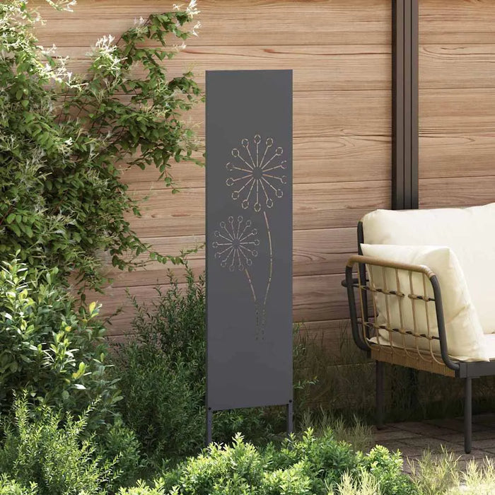 140cm Decorative Garden Privacy Screen - Anthracite | Modern Matte Finish VIDAXL - Little and Giant Explorers vidaXL