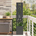 140cm Decorative Garden Privacy Screen – Black | Modern Matte Finish VIDAXL - Little and Giant Explorers vidaXL
