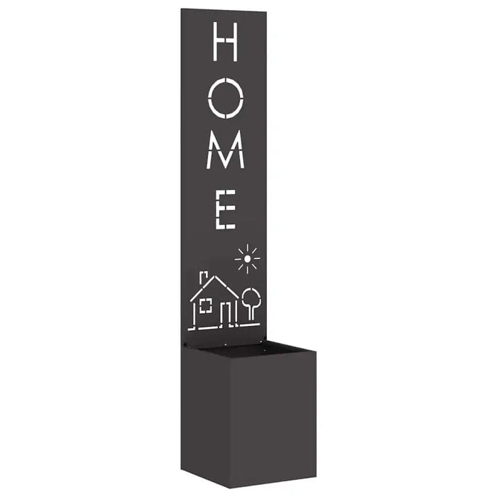 140cm Decorative Garden Privacy Screen – Black | Modern Matte Finish VIDAXL - Little and Giant Explorers vidaXL