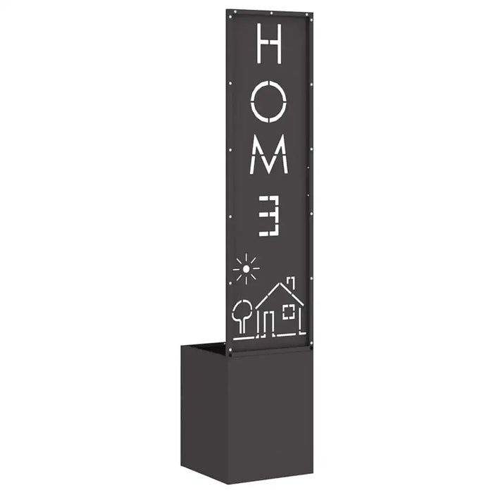 140cm Decorative Garden Privacy Screen – Black | Modern Matte Finish VIDAXL - Little and Giant Explorers vidaXL