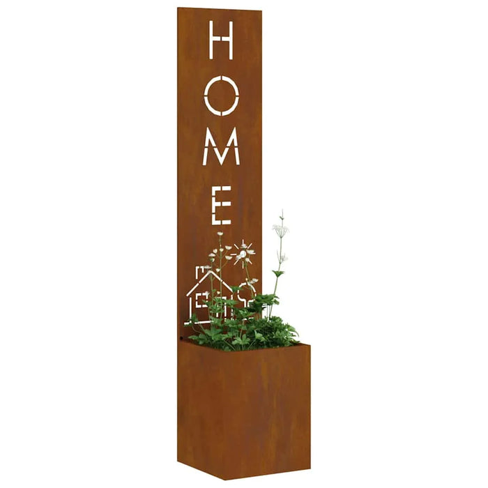 140cm Decorative Garden Privacy Screen – Rusty Weathering - Ornamental Inlays VIDAXL - Little and Giant Explorers vidaXL