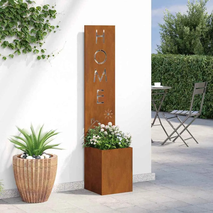 140cm Decorative Garden Privacy Screen – Rusty Weathering - Ornamental Inlays VIDAXL - Little and Giant Explorers vidaXL