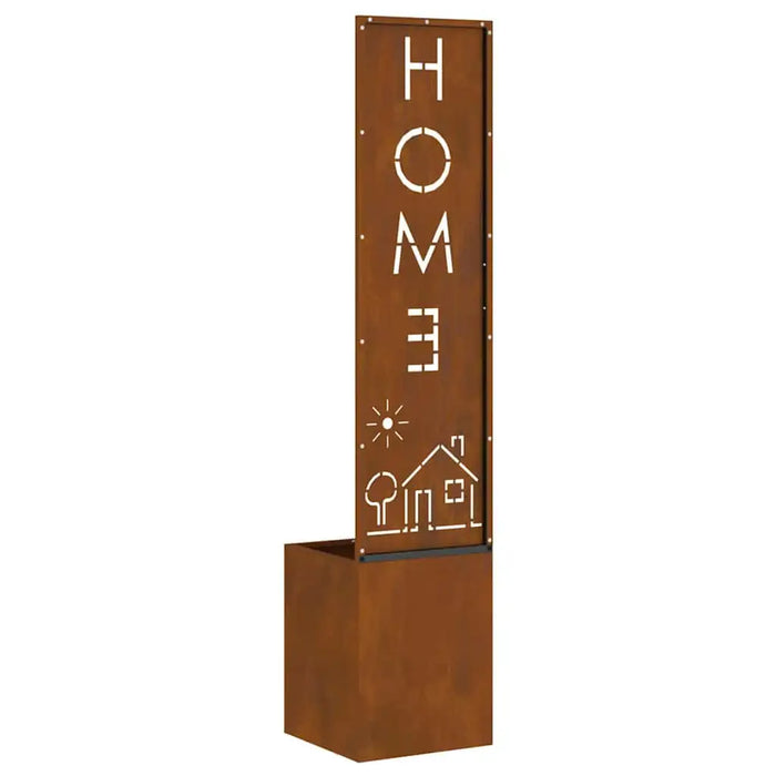 140cm Decorative Garden Privacy Screen – Rusty Weathering - Ornamental Inlays VIDAXL - Little and Giant Explorers vidaXL