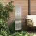 140cm Decorative Garden Privacy Screen | Silver Stainless Steel - Ornamental Inlays VIDAXL - Little and Giant Explorers vidaXL