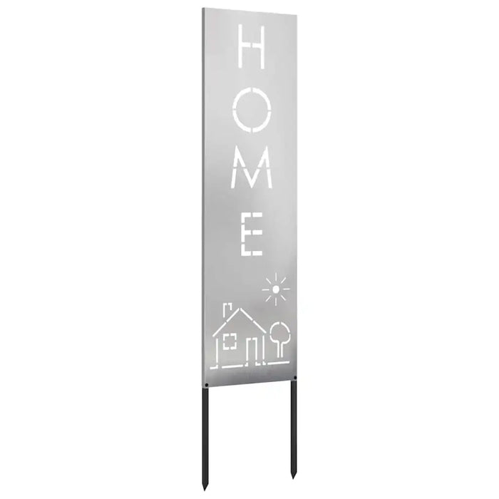 140cm Decorative Garden Privacy Screen | Silver Stainless Steel - Ornamental Inlays VIDAXL - Little and Giant Explorers vidaXL