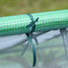 140x180cm Mini Greenhouse | Compact Low Tunnel Grow House with PE Cover and Steel Frame OUTSUNNY - Little and Giant Explorers Outsunny