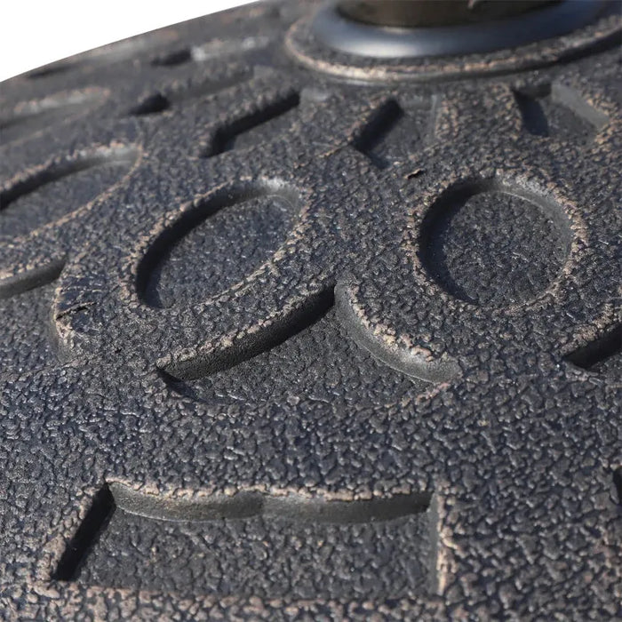 14kg Resin Parasol Base – Antique Bronze Finish | Fits 38mm and 48mm Poles OUTSUNNY - Little and Giant Explorers Outsunny