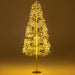 1500 LED Warm White Lighted Cedar Tree with Grounds Stakes 1.5m - Little and Giant Explorers Costway