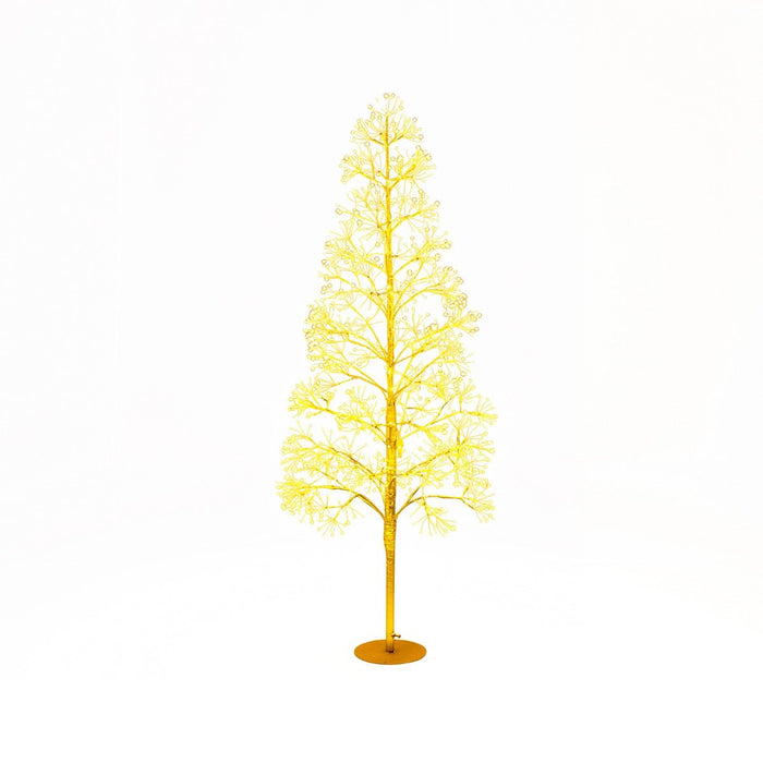 1500 LED Warm White Lighted Cedar Tree with Grounds Stakes 1.5m - Little and Giant Explorers Costway