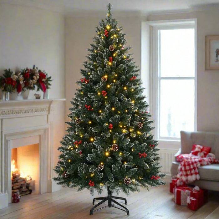 Artificial Christmas Tree with 150 LEDs 150cm - Little and Giant Explorers vidaXL