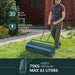 16-Gallon Lawn Roller – Green Steel Garden Roller | Push and Tow Design COSTWAY - Little and Giant Explorers Costway