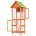 160cm Large Outdoor Wooden Bird House Aviary - Brown Pine Wood | Nesting Box VIDAXL - Little and Giant Explorers vidaXL