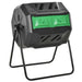 160L Dual Rotating Compost Bin – Black | Twin Chamber - 360° Tumbling Garden Composter OUTSUNNY - Little and Giant Explorers Outsunny
